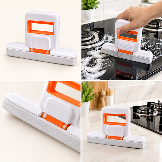 2-in-1 Kitchen Stove Cleaning Brush & Scrubber – Multi-Purpose Gas Stove Cleaner